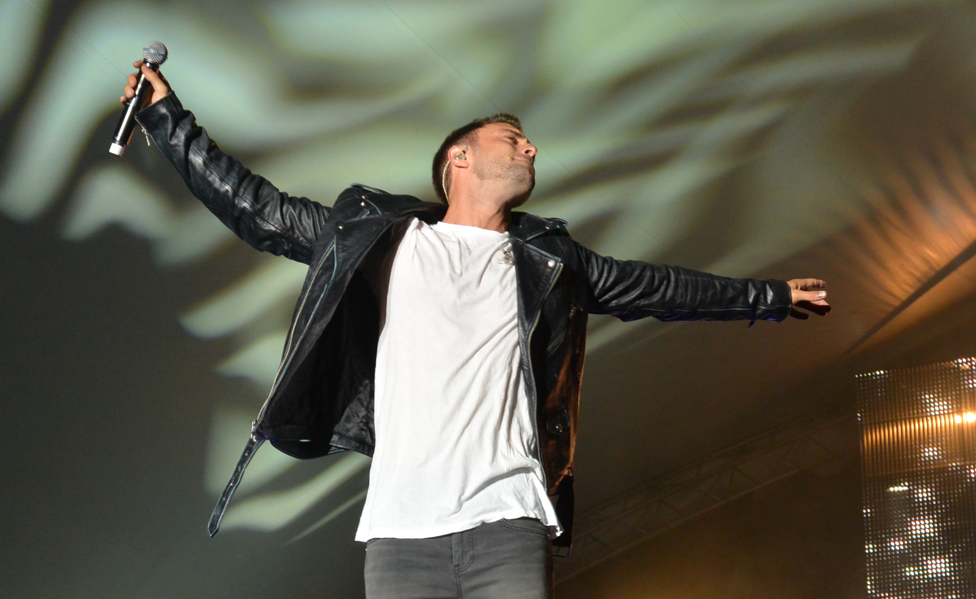 Måns Zelmerlöw at Stockholm Pride