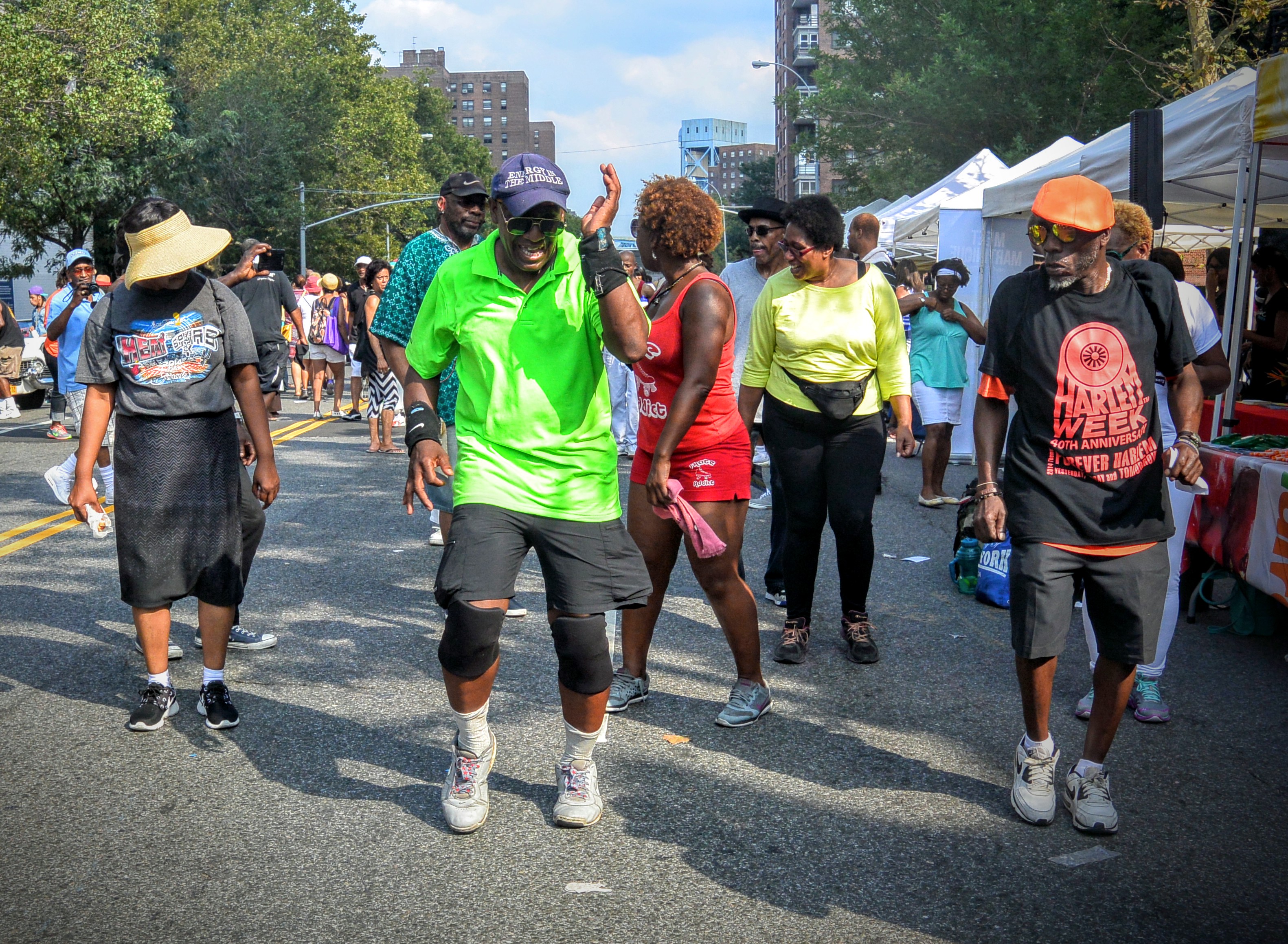 Dancing at Harlem Week