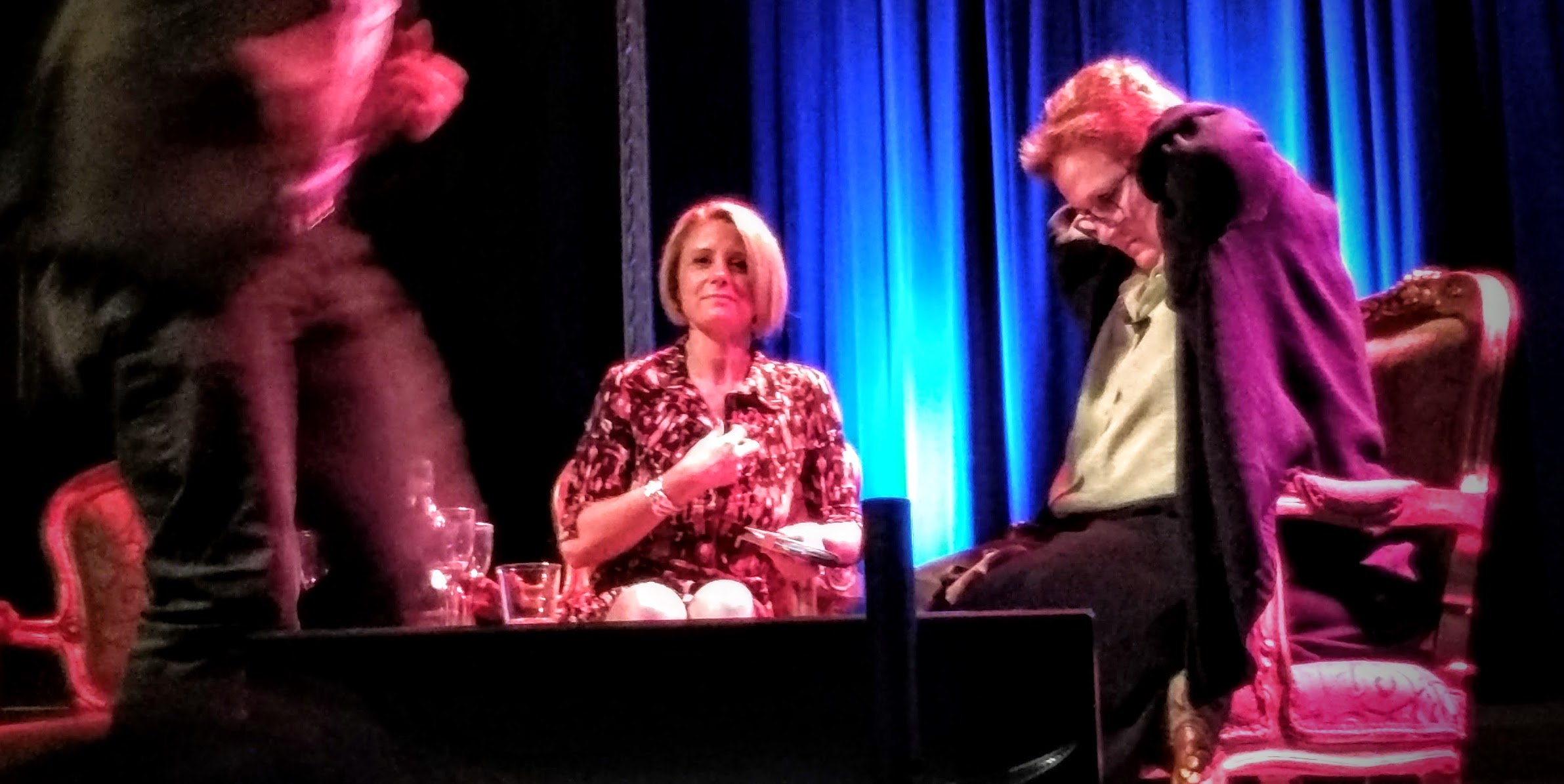 Julian Morrow, Kristina Keneally and Amanda Vanstone