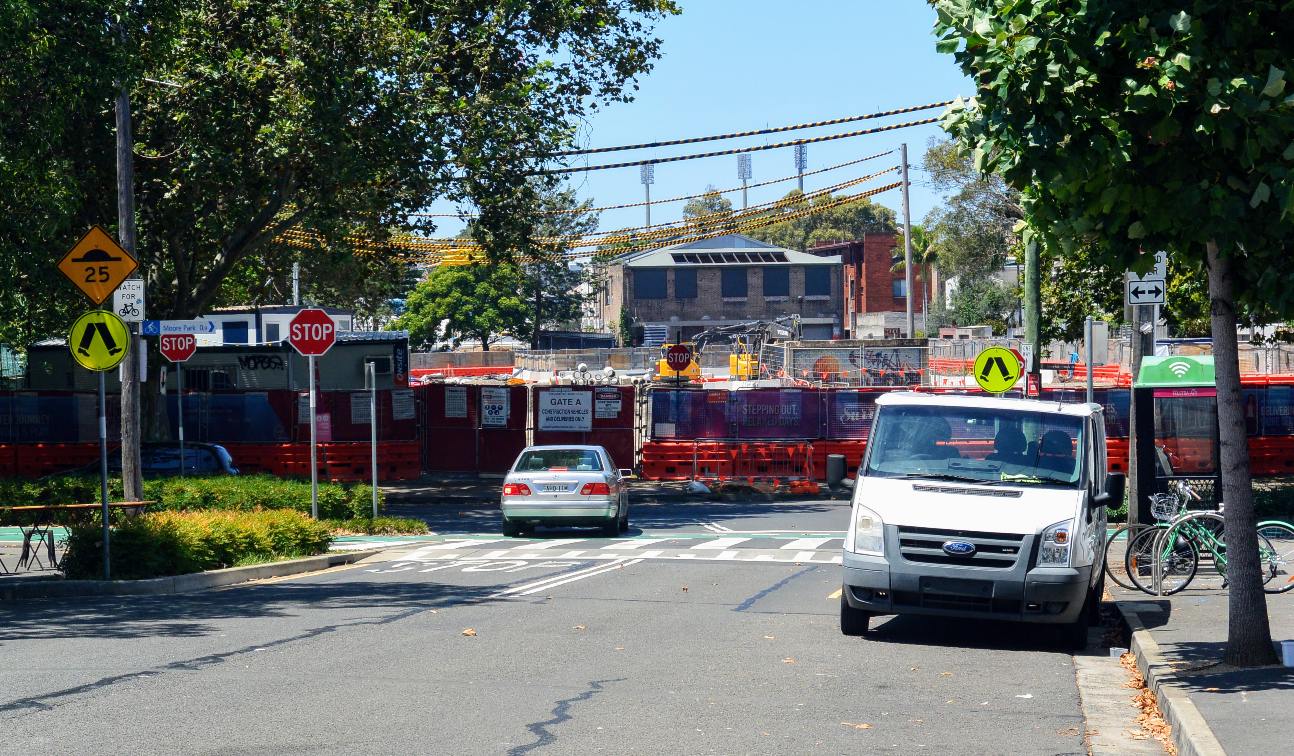 Devonshire Street Lightrail Construction