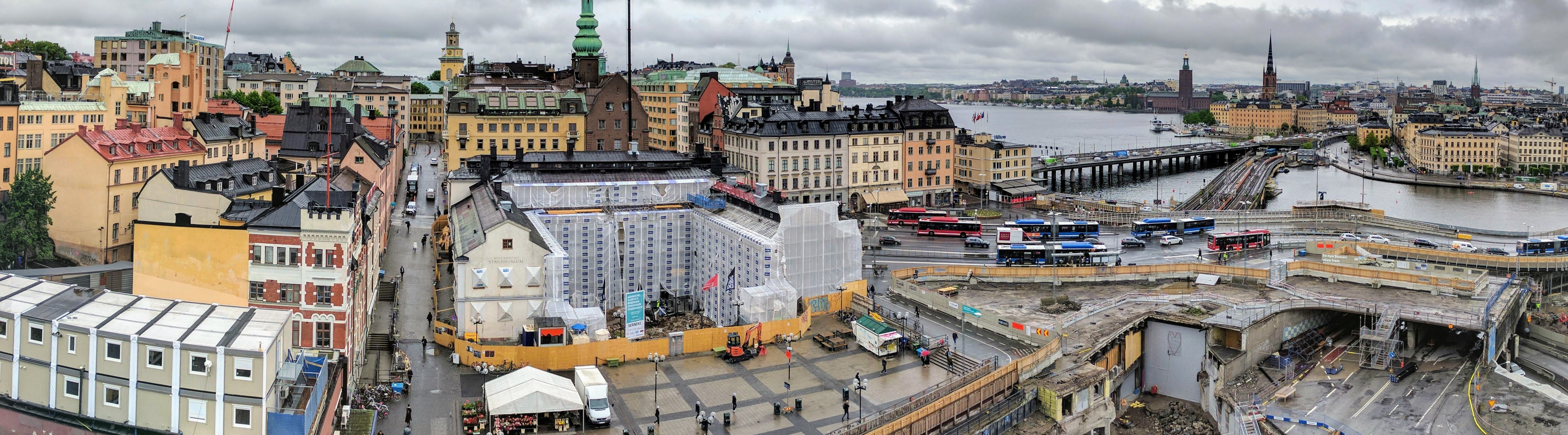 Slussen under development 2017