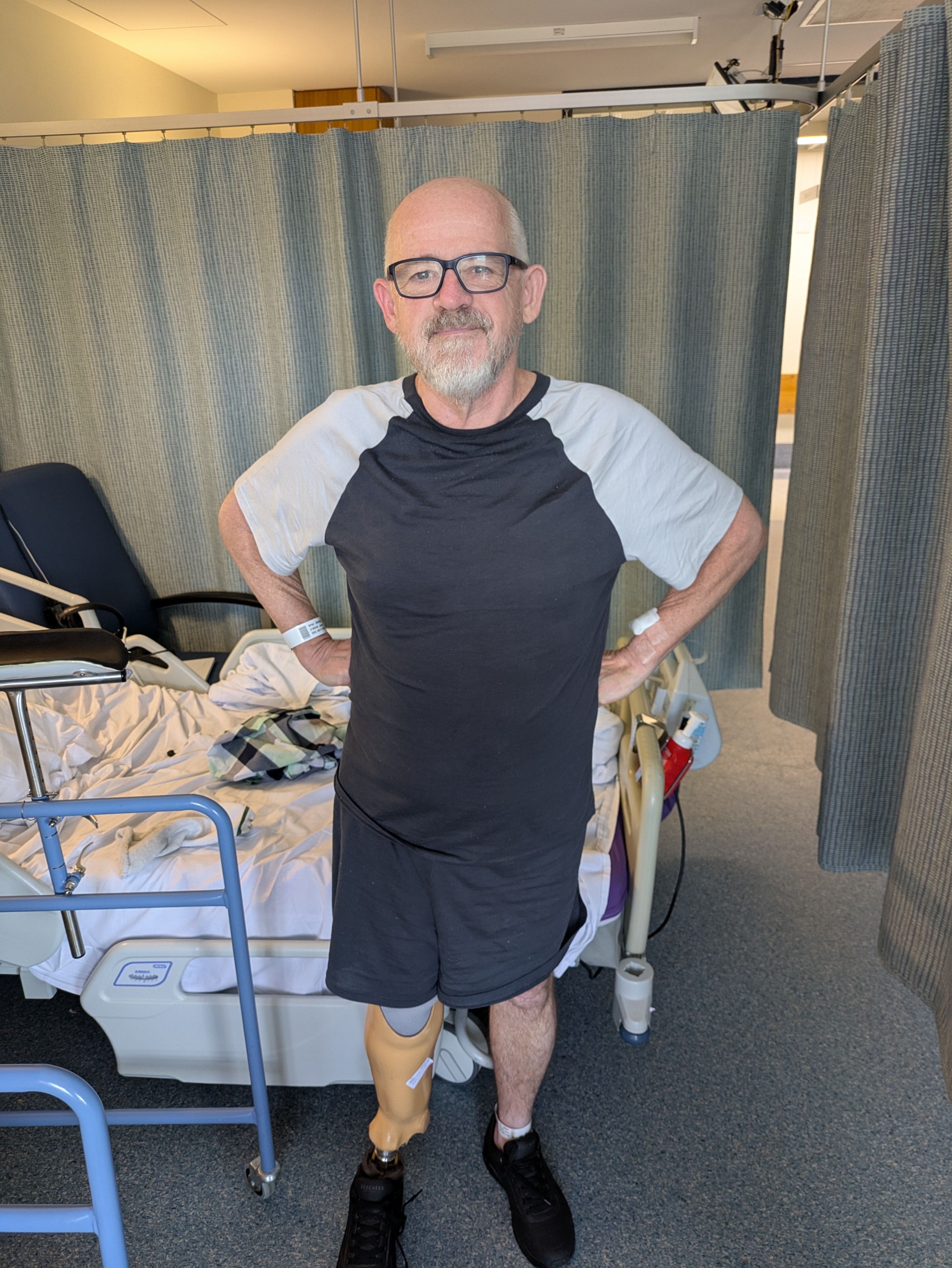 I’m still standing (but not walking yet)