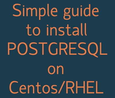 install postgresql