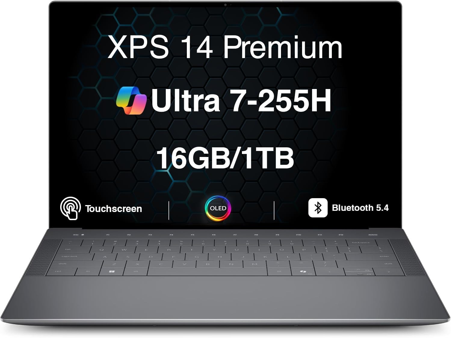 Dell XPS 14 DA14250 — Ultra 7 255H · 14.5" 3.2K OLED (Graphite)
