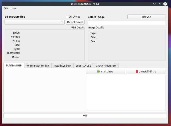 Create Multiboot Linux USB - MultiBootUSB
