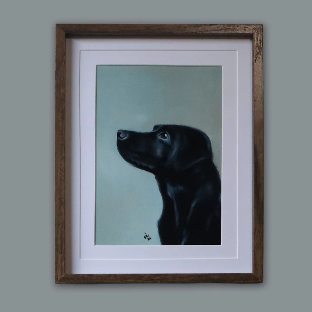 The Lovely Lab Framed Giclée Print