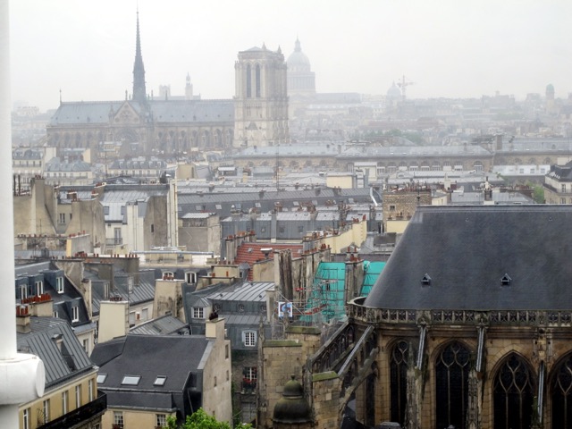 City skyline from George Pompidou Centre