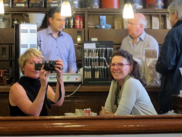 Selfie at Cafe Vervet - Best coffee in Paris
