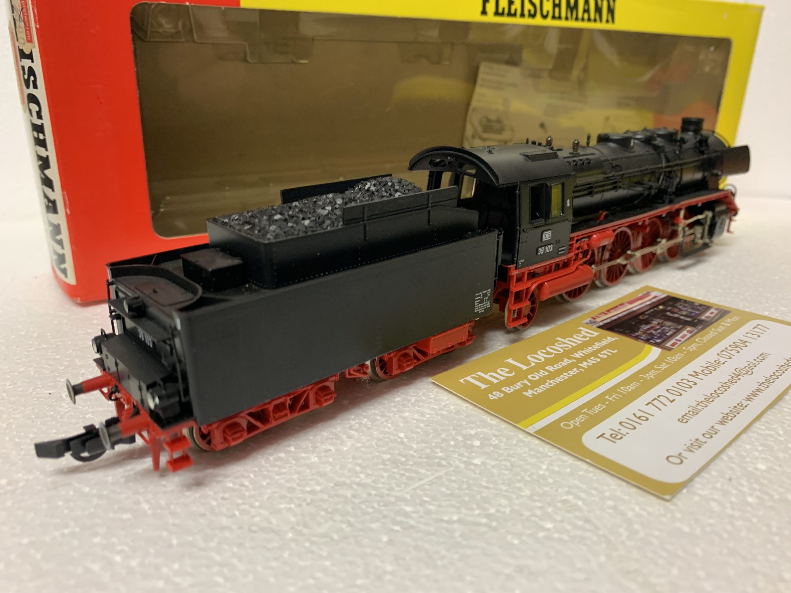 Fleischmann HO 4138 steam locomotive BR 39 DB - The Locoshed