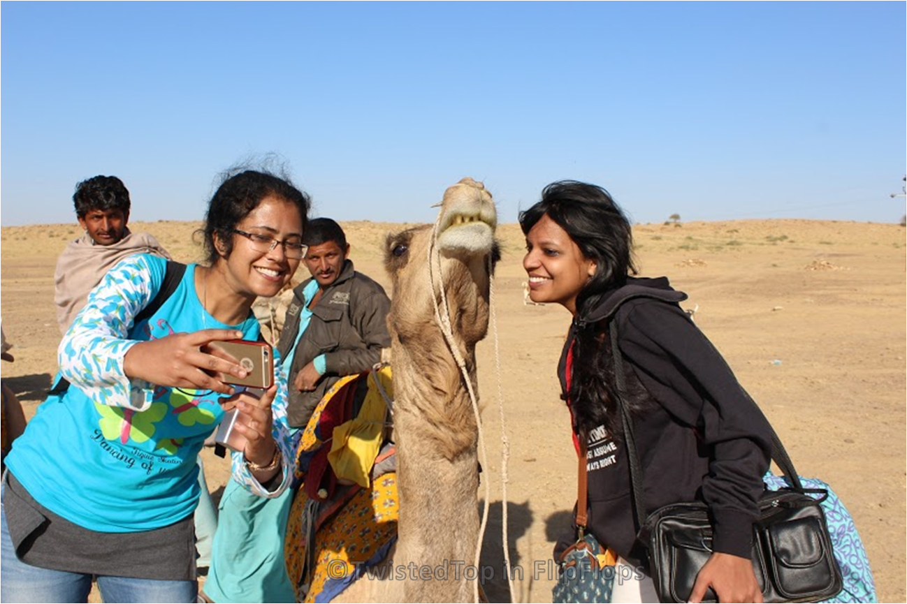 ...To selfies in Desert