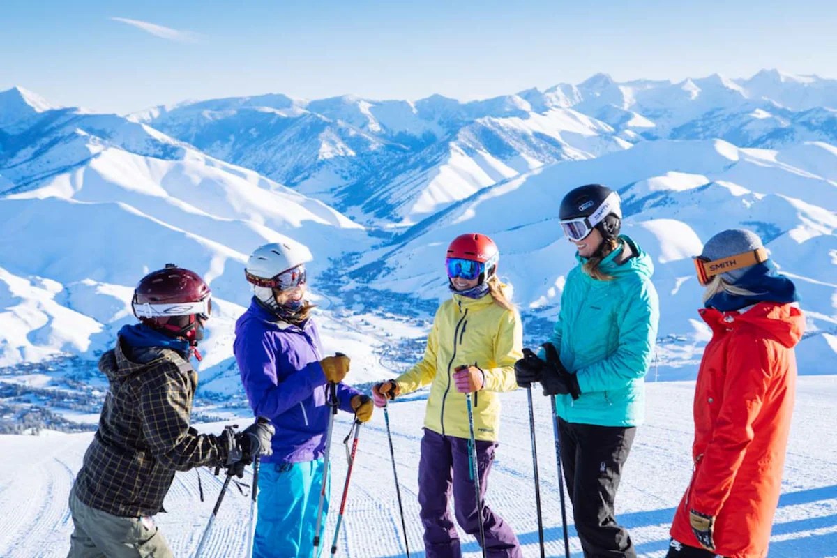 Ski in Sun valley Idaho