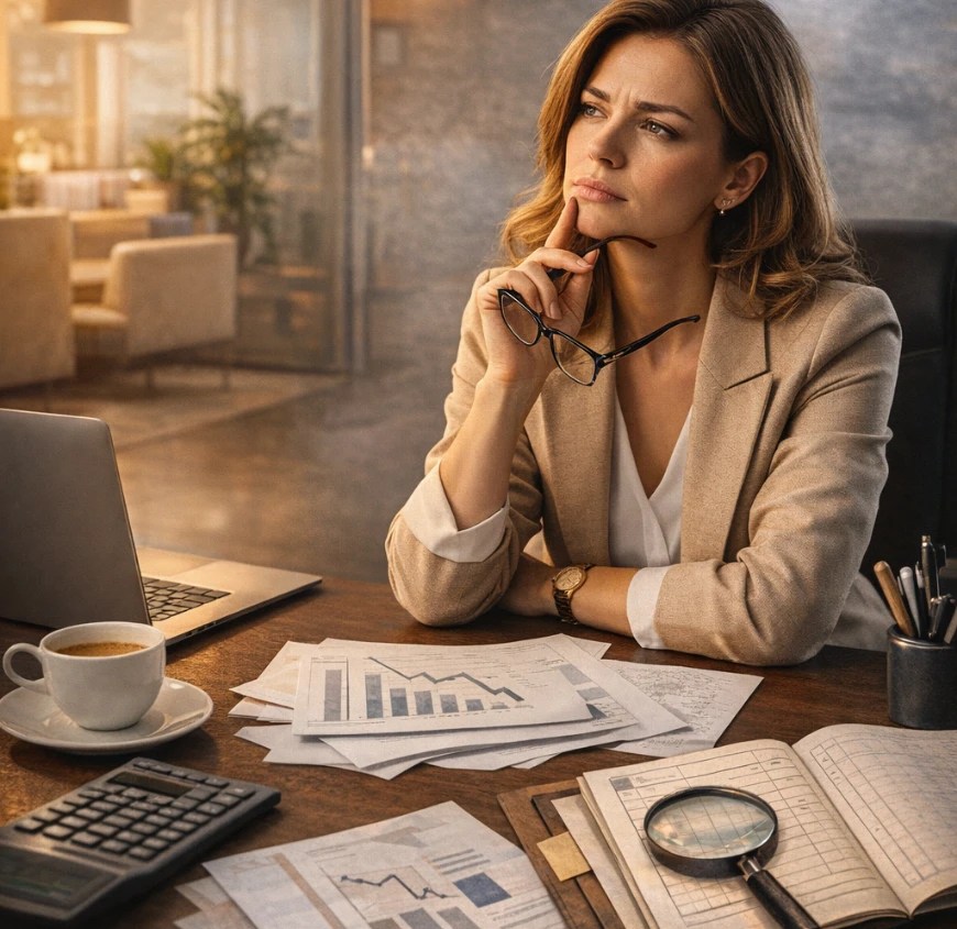 Confidential Experience Assessment Office Lady Image