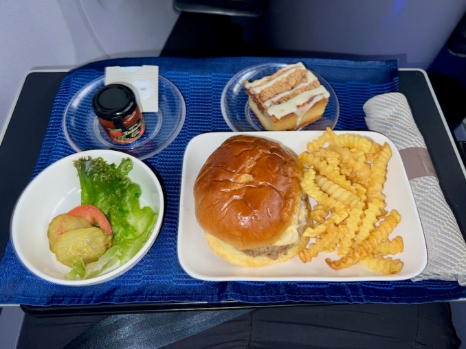 United Airlines domestic First Class Boeing 757
