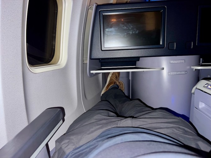 United Airlines domestic First Class Boeing 757