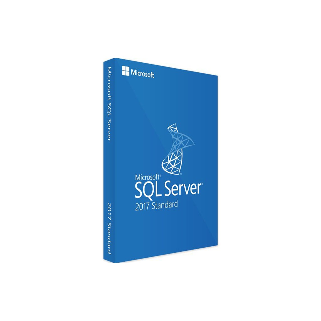 Licence Microsoft SQL Server 2017 Standard Edition - 16 Cœurs Physiques - Carte Clé Produit Neuve