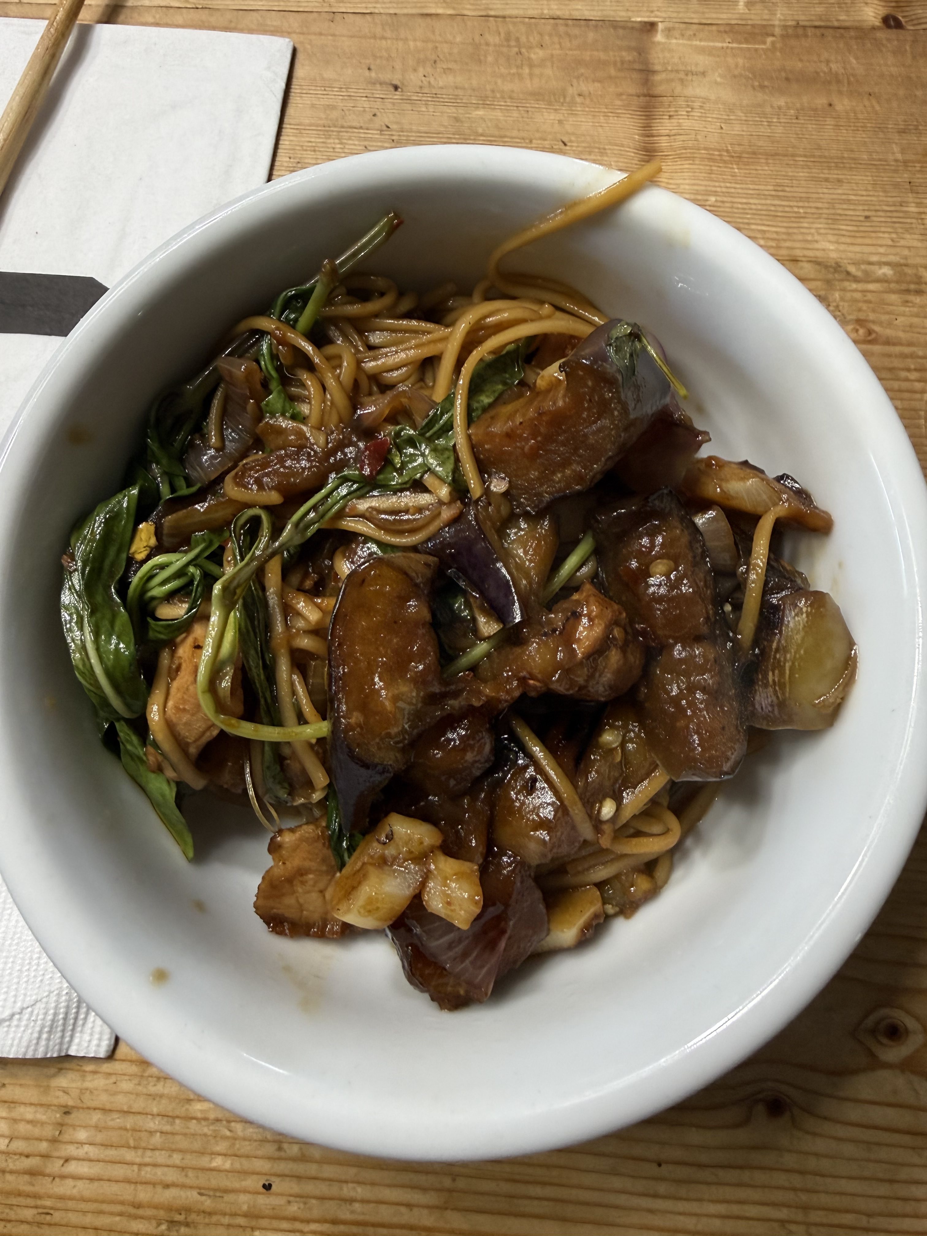 Thai basil eggplant