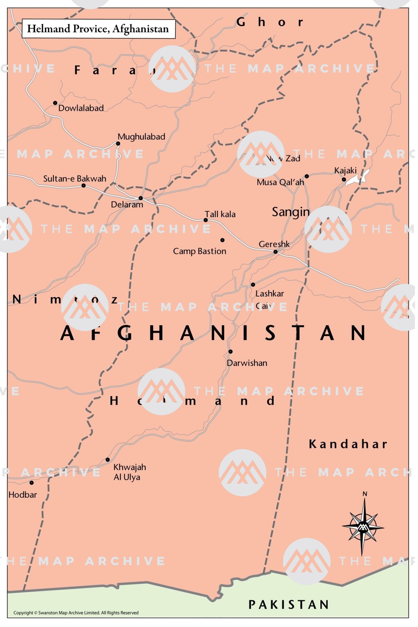 Helmand Province The Map Archive Ax01250 1366x2048 