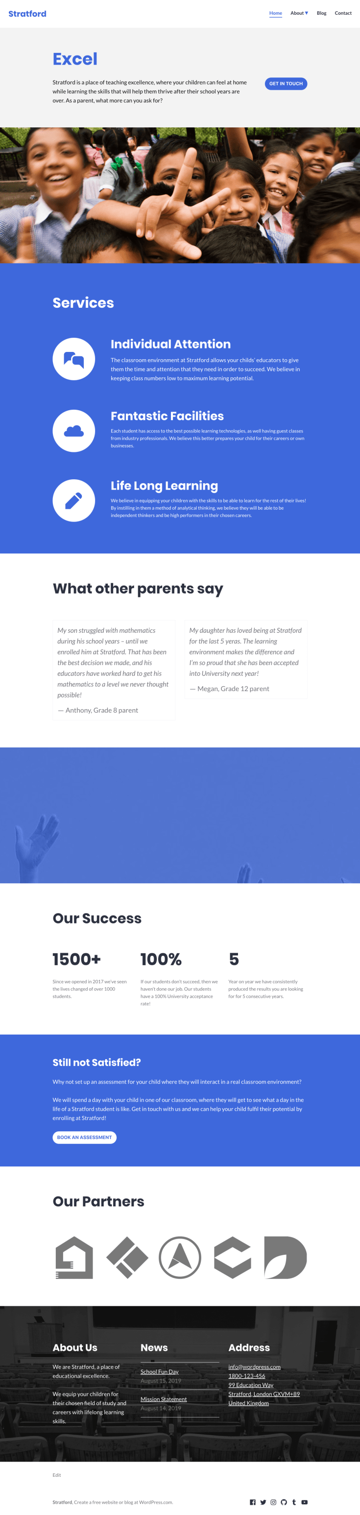 Скриншот темы Stratford