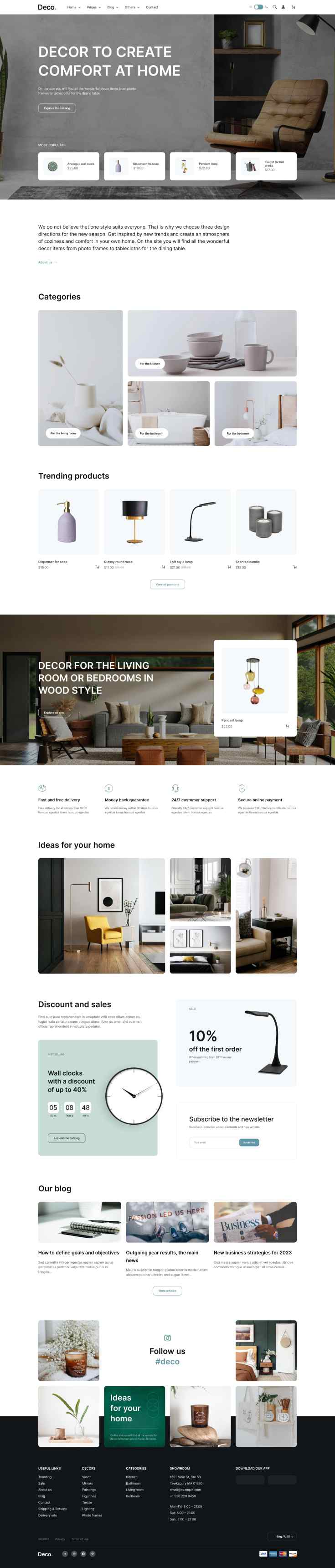 Screenshot of the Deco theme