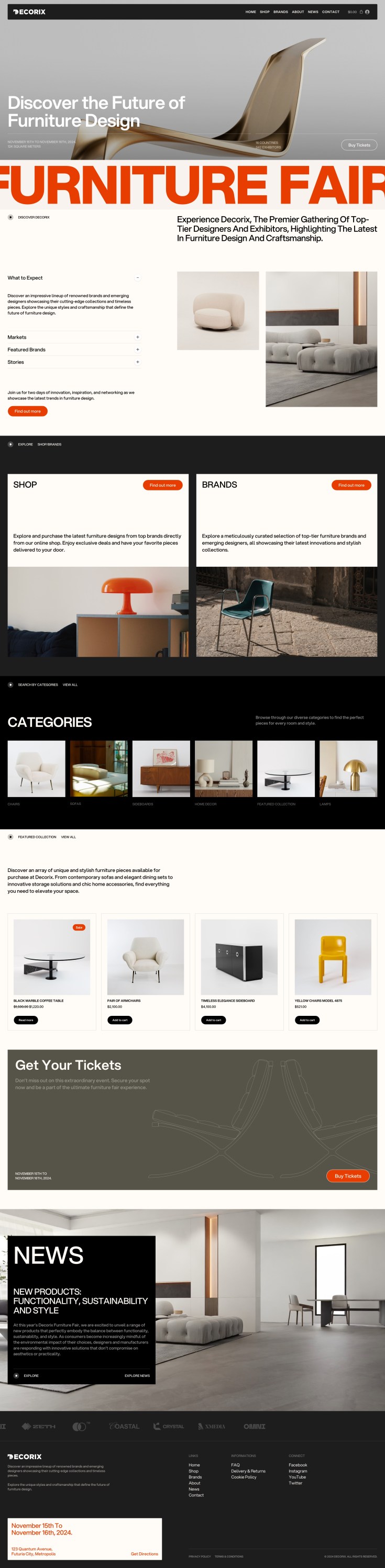 Decorix テーマのスクリーンショット