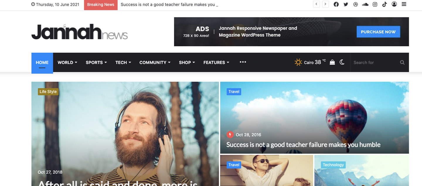 Ta newspaper is a beautiful creative free responsive blog and magazine wordpress theme. The Best Wordpress Themes Of 2021 The Ultimate Collection