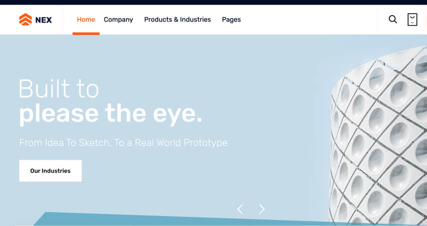 Industry and Factory WordPress Theme
