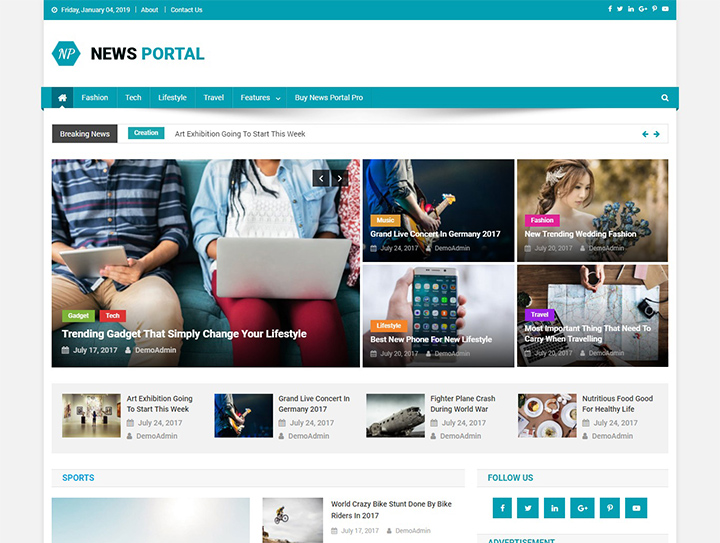 13.06.2021 · news portal lite is child theme of news portal ultimate magazine theme. 25 Best Free Responsive Magazine Wordpress Themes 2020