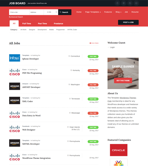 A job board wordpress theme with full wp job manager integration. 25 Best Job Board Wordpress Themes Templates 2021