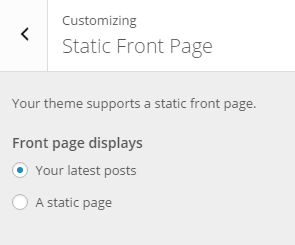 staticfrontpage