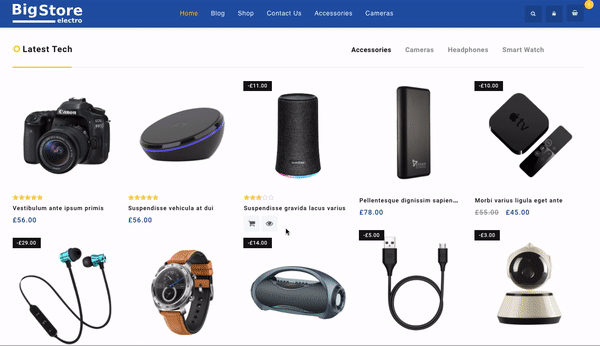 Big Store - Free eCommerce WordPress Theme 4 Quick View