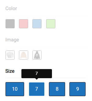 attribute style button color