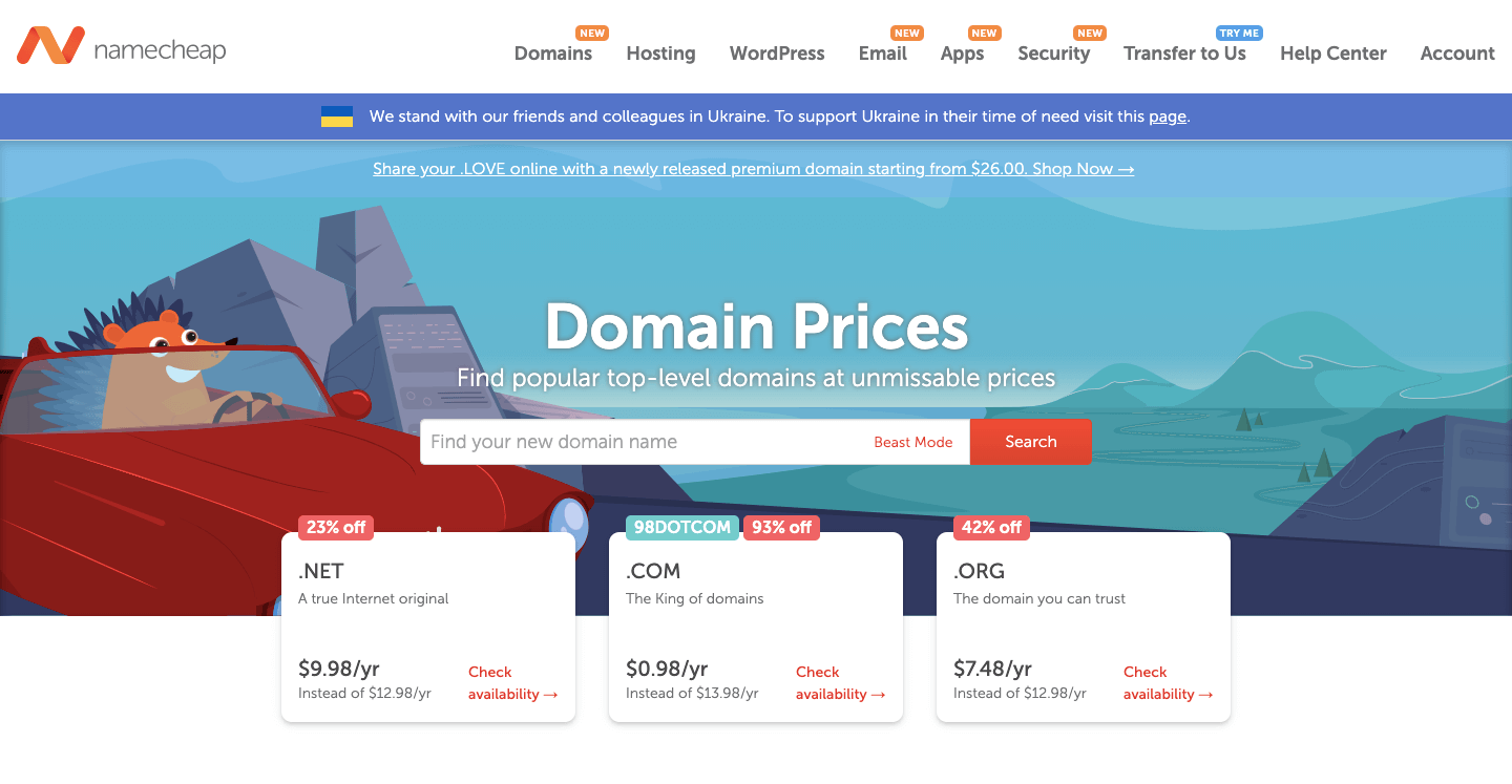 8 Best Cheap Domain Name Providers In October 2025 Compared Namecheap Domain 1 