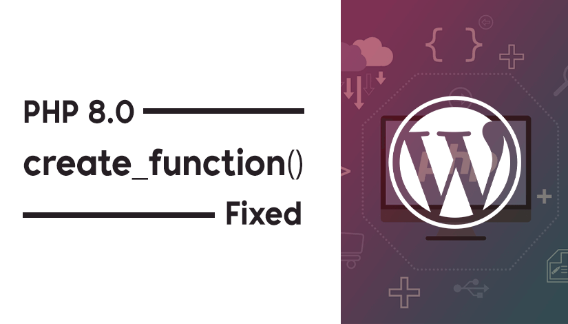 Solution for create function PHP 8.0 Error