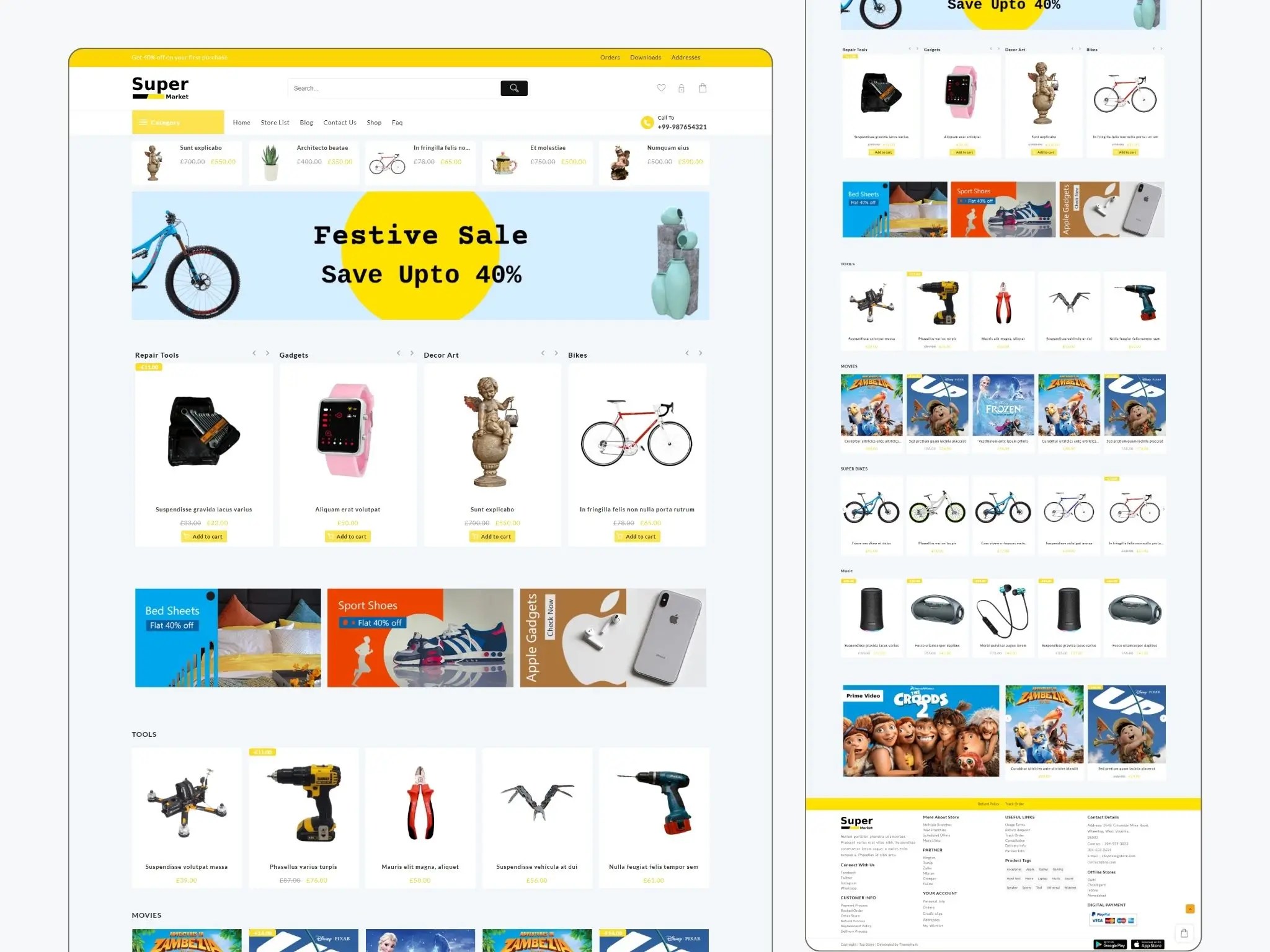 Multi Vendor Top Store