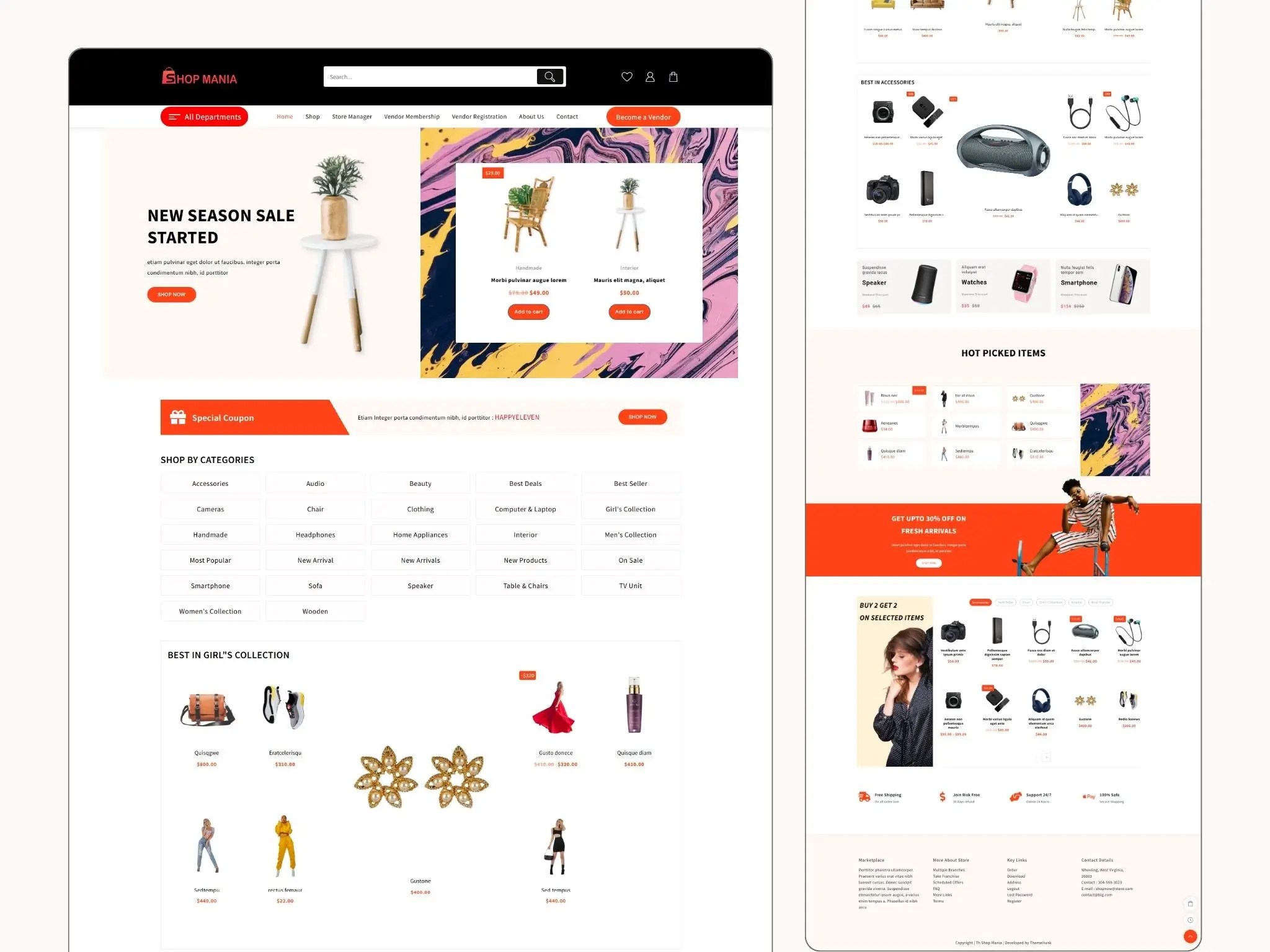 Multivendor Market Store