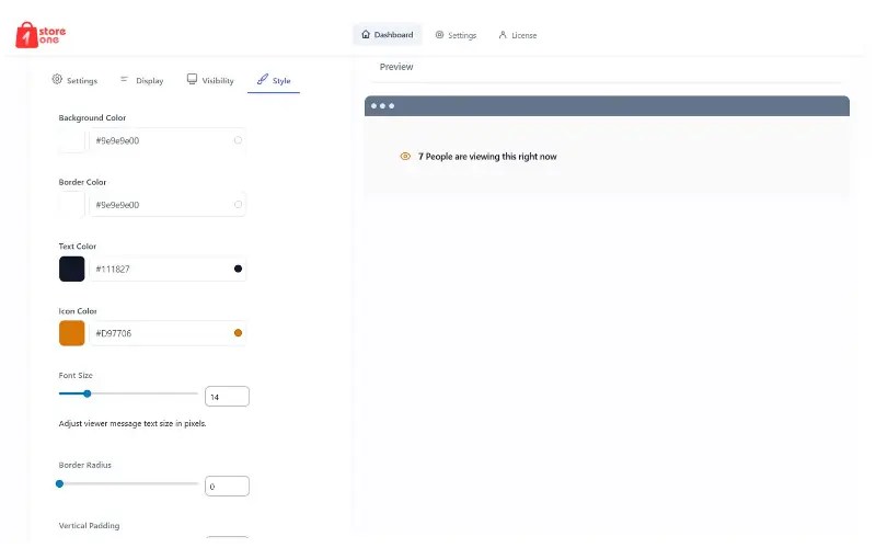 Store One Visitor Count Dashboard Screenshot 4