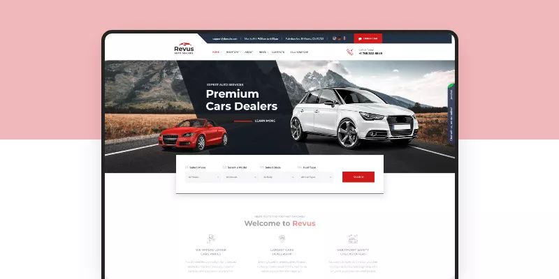 Driving School Wordpress Theme - Minimal Illustrations - Creative Full HD Collection