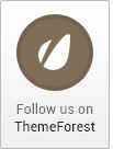 Follow us on ThemeForest