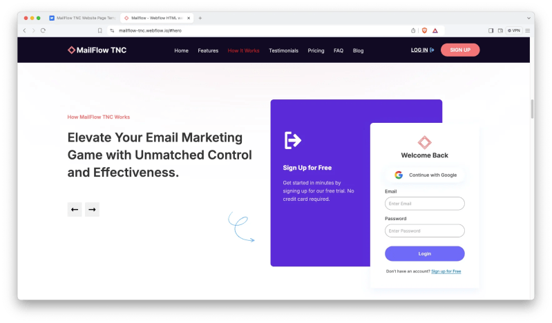 Mailflow Tnc Saas Html5 Responsive Website Template - Download Perfect Sunset Photo | High Resolution
