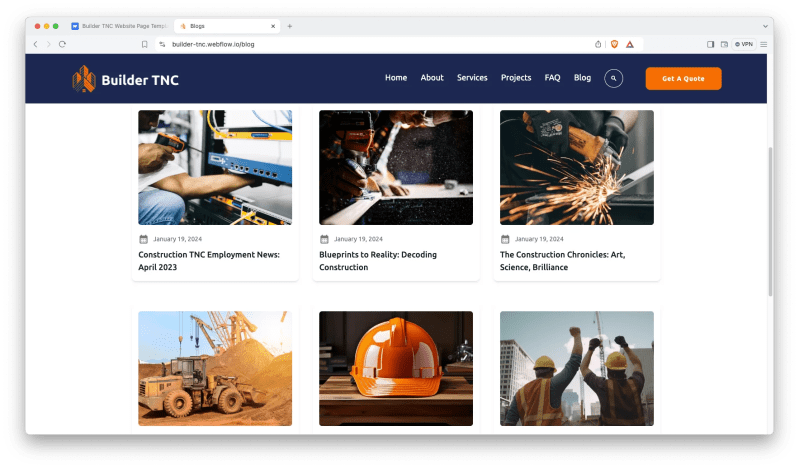 Builder Tnc New Webflow Construction Template Themencode Llc - Colorful Textures - Beautiful High Resolution Collection