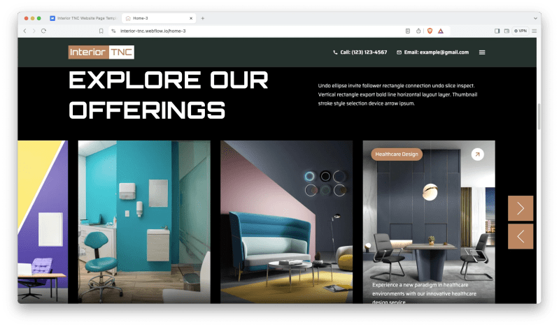 Interior Tnc New Webflow Interior Design Template Themencode Llc - Best Ocean Patterns in 8K