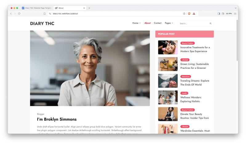 Diary Tnc New Webflow Blog Template Themencode Llc - Amazing Dark Art - HD