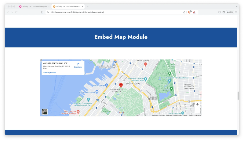 Infinity Tnc Divi Modules Pro Preview Divi Themencode Com - Best Space Images in Mobile