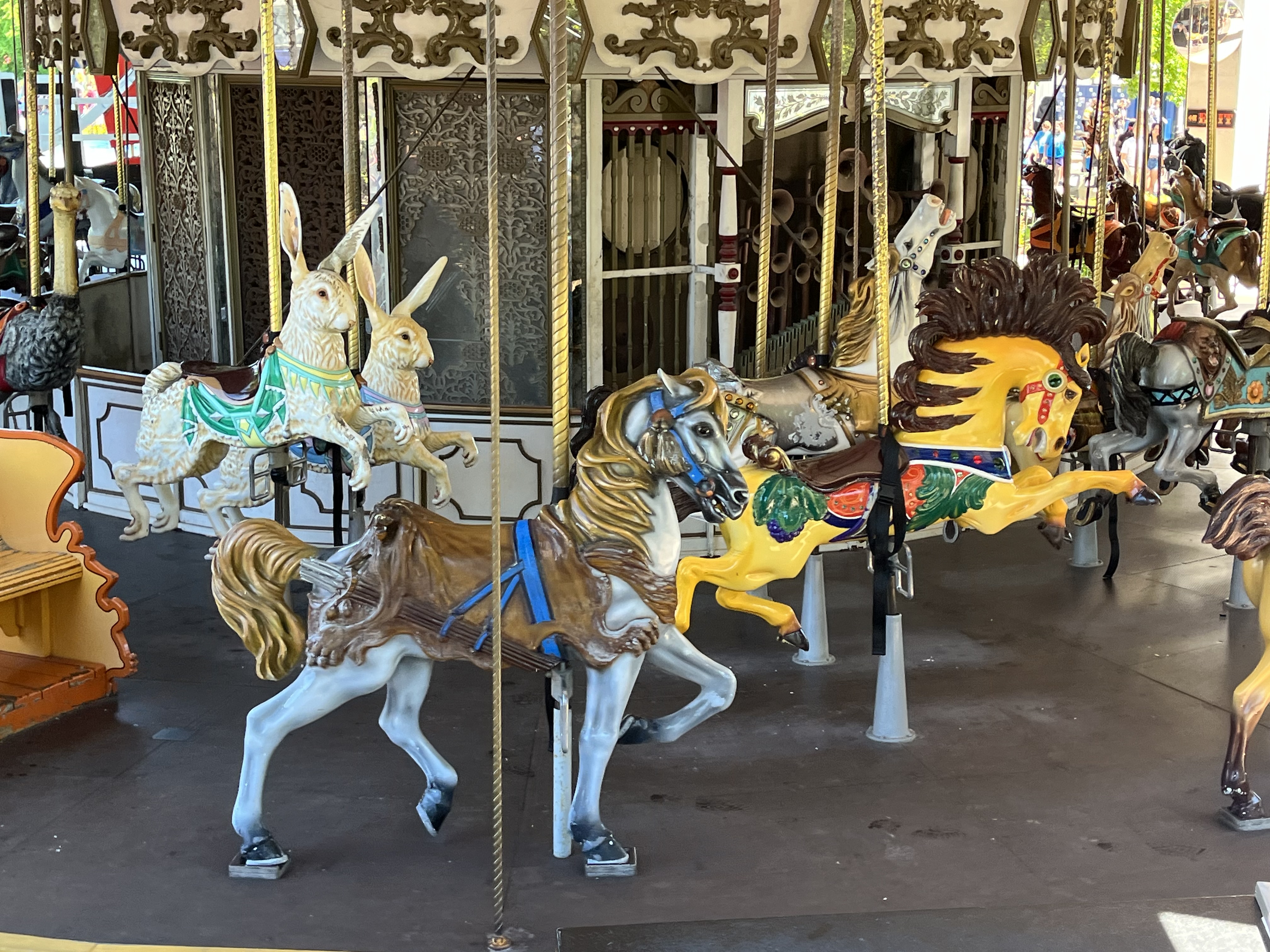 A Grand Welcome: Columbia Carousel at Six Flags Great America