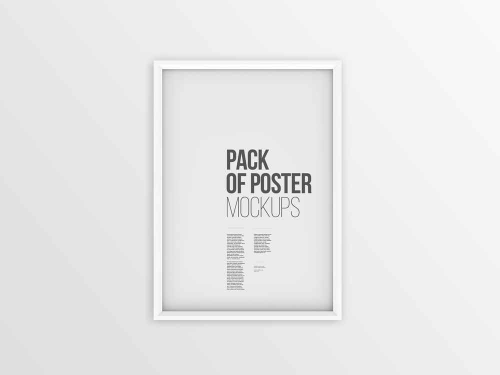 Find & download free graphic resources for poster. Poster Frame Mockup Psd
