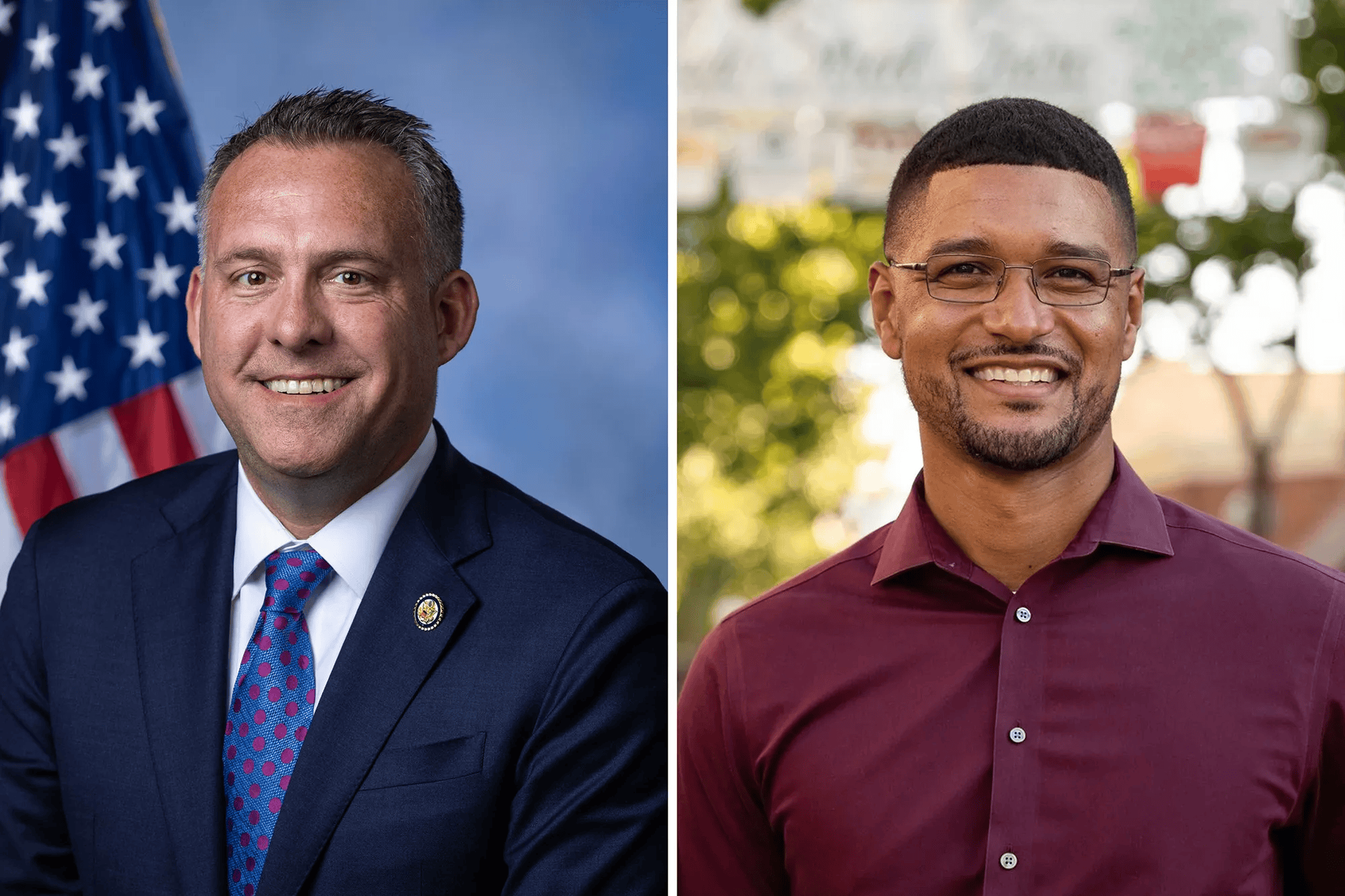 From left, U.S. Rep. Adam Gray and Stockton Mayor Kevin Lincoln. Photos via the U.S. House of Representatives and Lincoln's campaign website