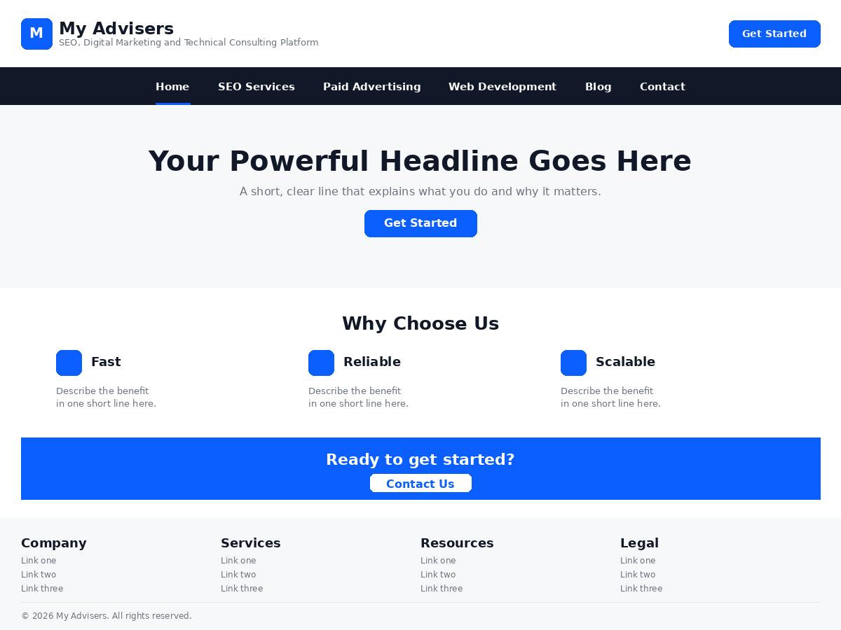 WordPress主题:Advisers Multipurpose