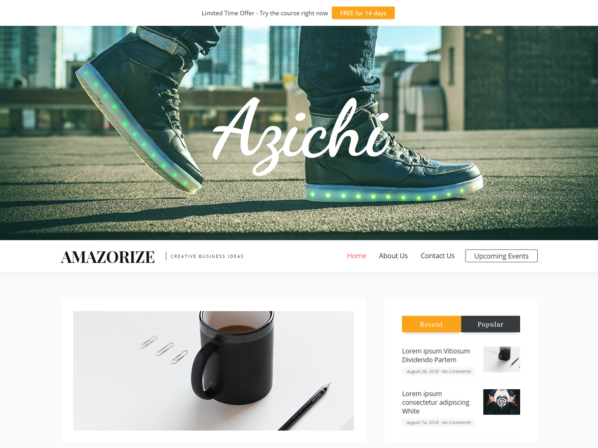 WordPress主题：Amazorize