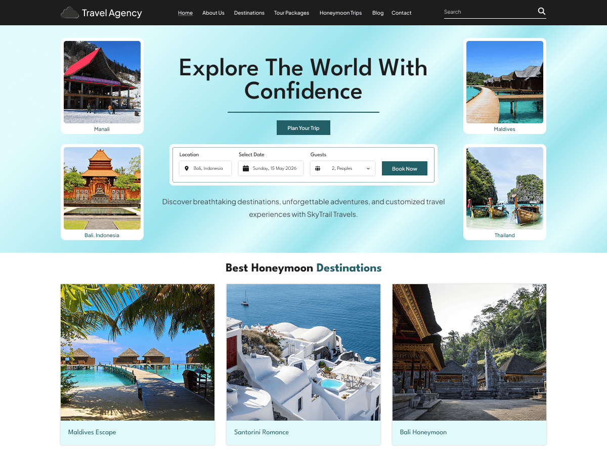 WordPress主题:Aster Travel Advisor