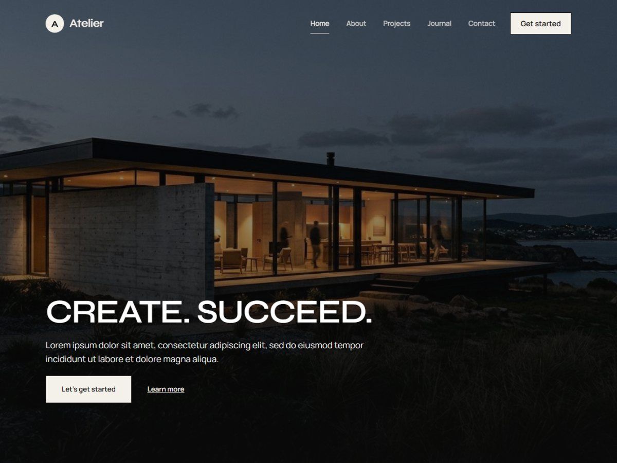 WordPress主题：Atelier WP
